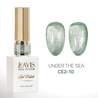 LAVIS Cat Eyes CE2 - 10 - Gel Polish 0.5 oz - Under The Sea Collection