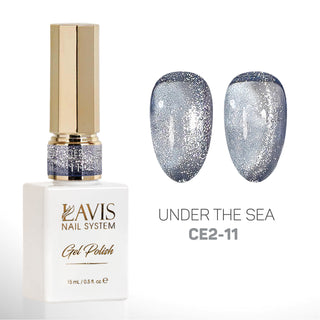 LAVIS Cat Eyes CE2 - 11 - Gel Polish 0.5 oz - Under The Sea Collection