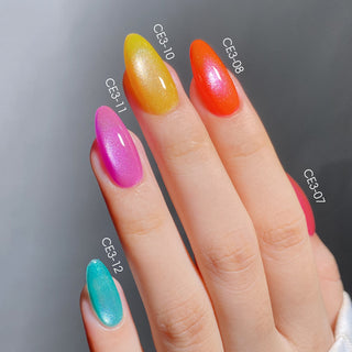 LAVIS Cat Eyes CE3 - Gel Polish 0.5 oz - Tropical Candy Collection