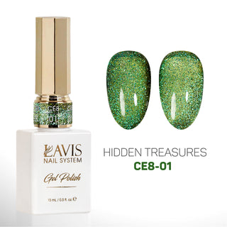 LAVIS Cat Eyes CE8 - 01 - Gel Polish 0.5 oz - Lavis Hidden Treasures Collection
