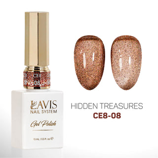 LAVIS Cat Eyes CE8 - 08 - Gel Polish 0.5 oz - Lavis Hidden Treasures Collection
