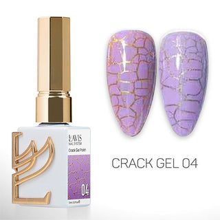 LAVIS Crack Gel Base Set 14 Colors - 0.5 oz