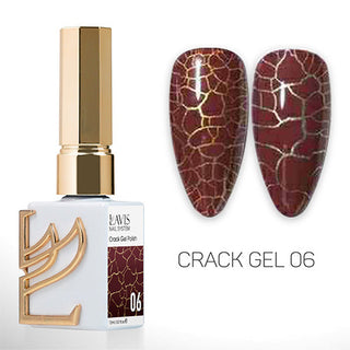 LAVIS Crack Gel Base Set 14 Colors - 0.5 oz