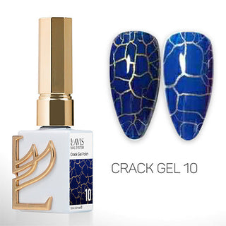 LAVIS Crack Gel Base Set 14 Colors - 0.5 oz