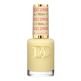 DND DC Gel Nail Polish Duo - 290 Yellow Colors - U Shine, I Shine