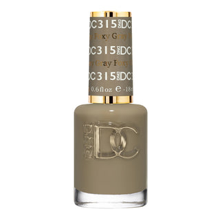 DND DC Gel Nail Polish Duo - 315 Moss Colors - Foxy Gray