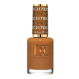 DND DC Gel Nail Polish Duo - 317 Brown Colors - Cookie Chips