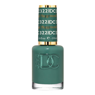 DND DC Gel Nail Polish Duo - 322 Green Colors - Playground
