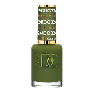 DND DC Gel Nail Polish Duo - 324 Green Colors - Safari