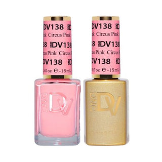 DND DV 138 Circus Pink - DND Diva Gel Polish & Matching Nail Lacquer Duo Set
