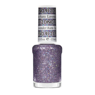DND Gel Nail Polish Duo - 912 Lavender Aura - DND Super Glitter Collection