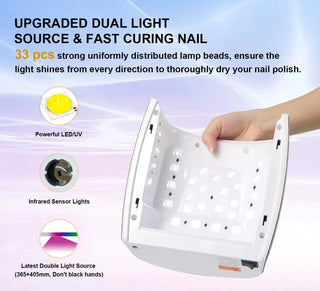 CRYSTAL DIAMOND CORDLESS – RECHARGEABLE UV/LED NAIL LAMPS by OTHER sold by DTK Nail Supply