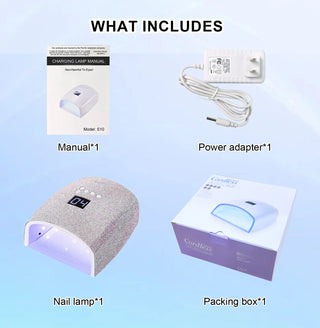 CRYSTAL DIAMOND CORDLESS – RECHARGEABLE UV/LED NAIL LAMPS by OTHER sold by DTK Nail Supply