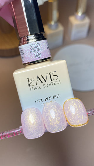 LAVIS C03 - 10 - Gel Polish 0.5 oz - Pretty in Pearl Collection