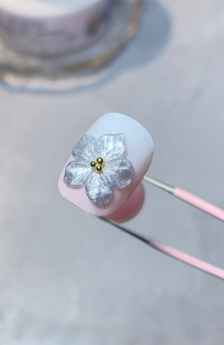 LAVIS Builder Gel Jar Non Sticky - 05 Silver 15g