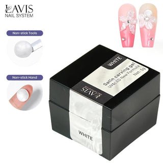 Lavis Satin Scarving Gel - 0.5oz White