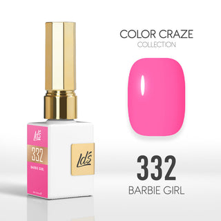 LDS Color Craze Collection - 332 Barbie Girl - Gel Polish 0.5oz