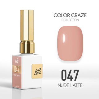 LDS Color Craze Collection - 047 Nude Latte - Gel Polish 0.5oz