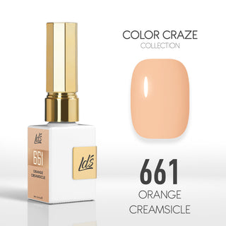 LDS Color Craze Collection - 661 Orange Creamsicle - Gel Polish 0.5oz