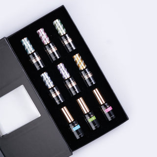 LDS Holiday Collection: 6 Healthy Gel Polishes, 1 Base Gel, 1 Top Gel, 1 Strengthener - SUMMER DREAM - 001; 006; 008; 009; 010; 011