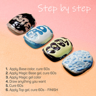 LAVIS Magic Gel Set 12 Colors - 0.5 oz