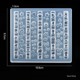3D Nail Charm Mold 15 - Cat