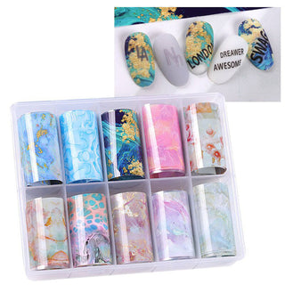 3D Floral Nail Transfer Decals TZ0284-05