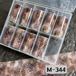3D Floral Nail Transfer Decals M344