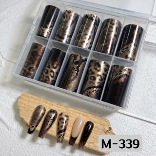 3D Floral Nail Transfer Decals M339