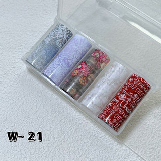 3D Foil Nail W21