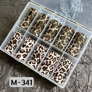 3D Floral Nail Transfer Decals M341