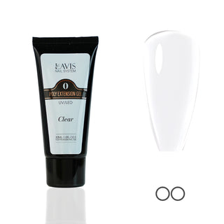 LAVIS Poly Extension Gel (ver 2) - 00 Clear - UV/LED 30ml