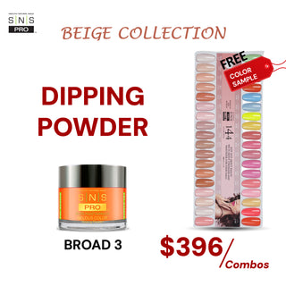 SNS Pro Dipping Powder - Set 36 Colors - Board 3 Beige (073 - 108)