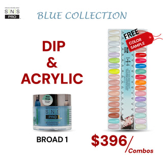 SNS Pro Dipping & Acrylic Powder - Set 36 Colors - Board 1 (001 - 036)