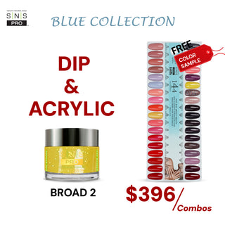 SNS Pro Dipping & Acrylic Powder - Set 36 Colors - Board 2 (037-072)