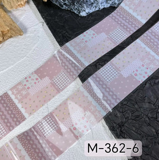 3D Bow Floral Nail Transfer Decals 2