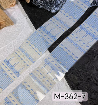 3D Bow Floral Nail Transfer Decals 2