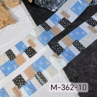 3D Bow Floral Nail Transfer Decals 2