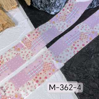 3D Bow Floral Nail Transfer Decals 2