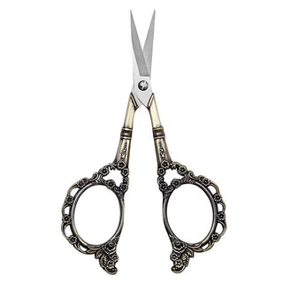 Vintage plum blossom scissors classic design sewing scissors - Aeneous