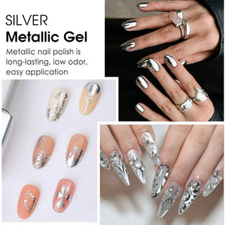 LDS Silver Metallic Gel