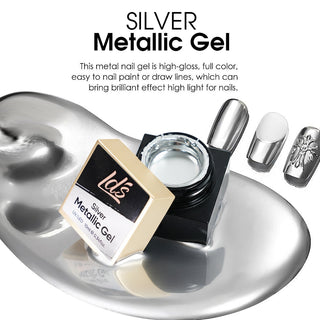 LDS Silver Metallic Gel
