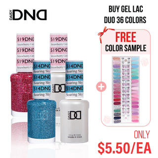 DND Part 04 - Set of 32 Gel & Lacquer Combos