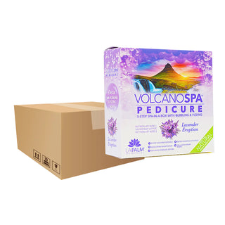 Volcano Spa - Case of 36 Pedi a Box (6 step) - Lavender Eruption