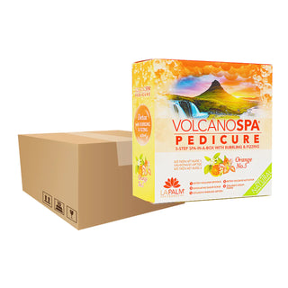 Volcano Spa - Case of 36 Pedi a Box (6 step) - Orange No. 5