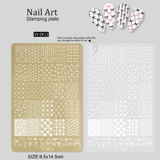 Nail Printing Steel Plate XY-DF13