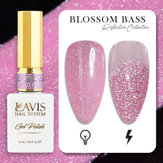 LAVIS Reflective R05 - Set 48 Colors - Gel Polish 0.5 oz