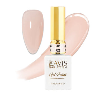 LAVIS J03 - 02 - Gel Polish 0.5oz - Bare With Me Collection