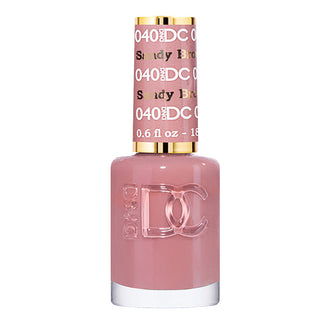 DND DC Nail Lacquer - 040 Brown Colors - Sandy Brown