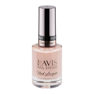 LAVIS 069 Cocoa Brown - Nail Lacquer 0.5 oz by LAVIS NAILS sold by DTK Nail Supply